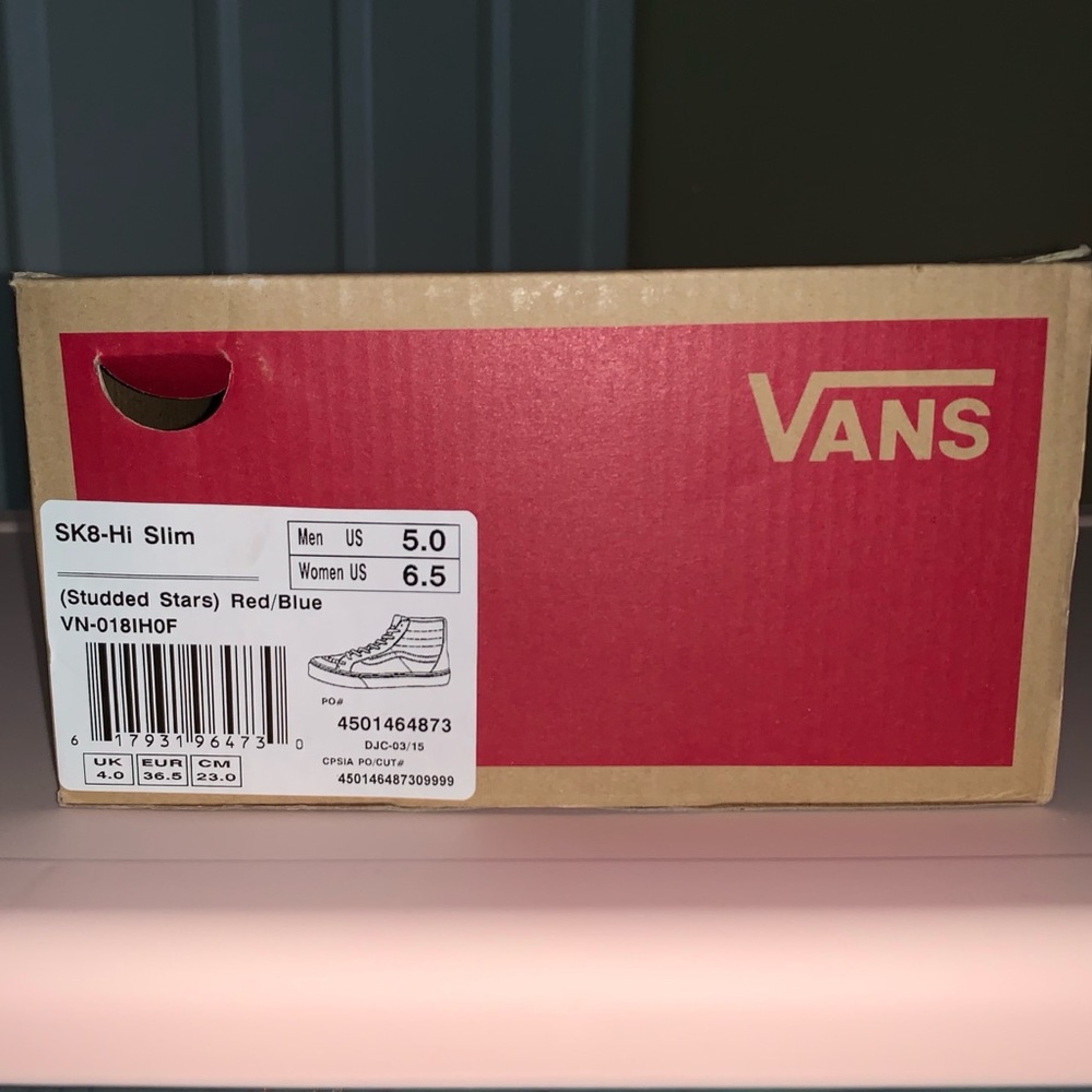 🇺🇸H/P🇺🇸 Vans | NWT M-5 / W-6.5 **SLIM FIT** - Picture 6 of 7
